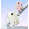 Vention 20000mAh 22.5W nešiojamas įkroviklis — 2× USB‑C, 1× USB‑A, smėlio spalvos