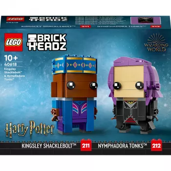 Lego Brickheadz Haris Poteris 40618 Kingsley Shacklebolt ir Nymfadora Tonks