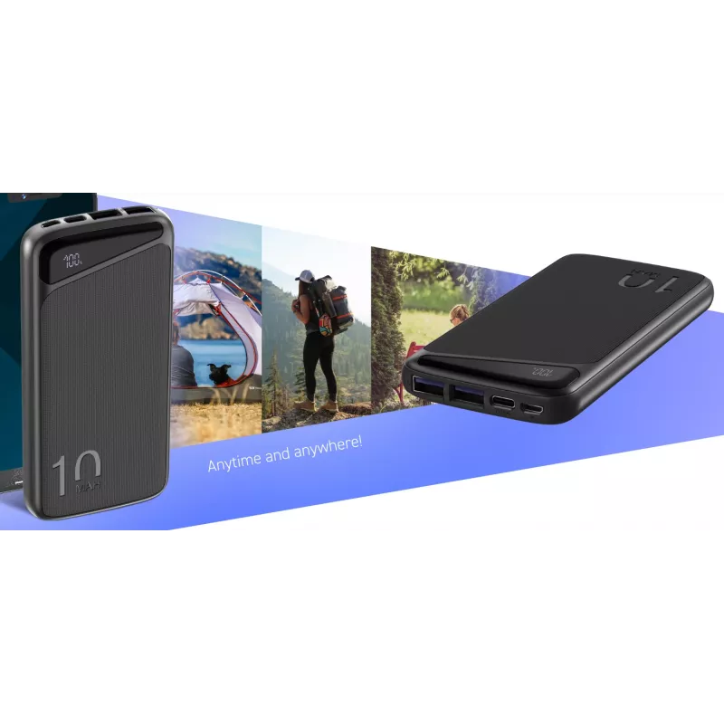 Nešiojamas išorinis akumuliatorius Navitel PWR10 MX BLACK 10000 mAh