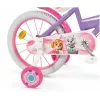 Vaikiškas dviratis 16 Paw Patrol Purple 1680 Mergaitėms TOIMSA