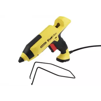 Karštų klijų pistoletas STANLEY FatMax GR 100 R, 200 W, 18,83 g/min, tinklinis, 1 min įšilimas, juodai geltonas