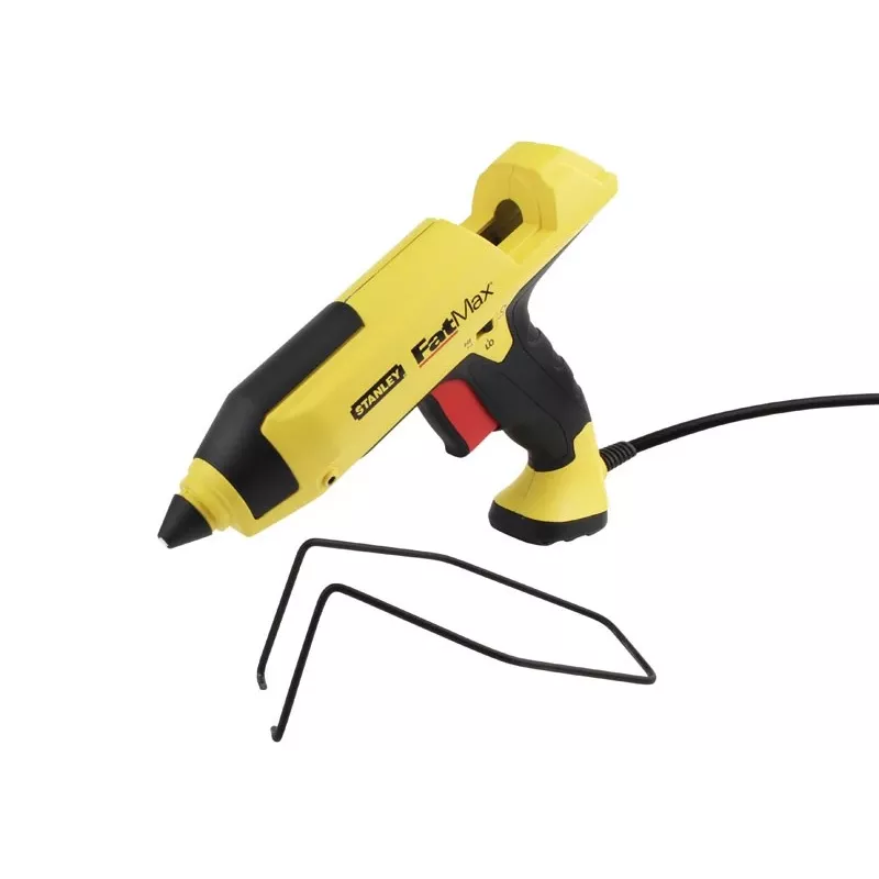 Karštų klijų pistoletas STANLEY FatMax GR 100 R, 200 W, 18,83 g/min, tinklinis, 1 min įšilimas, juodai geltonas