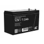 UPS akumuliatorius Green Cell AGM05 — 12 V 7.2 Ah sandarus švino rūgštinis (VRLA), 95 mm aukštis, 151×65 mm, 2.15 kg