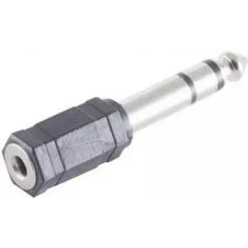 ShiverPeaks BS57061 Laido jungtis 6,3 mm / 3,5 mm juodas nerūdijantis plienas