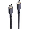 AUKEY CB-KCC101 Nailoninis laidas USB C – USB C 1 m