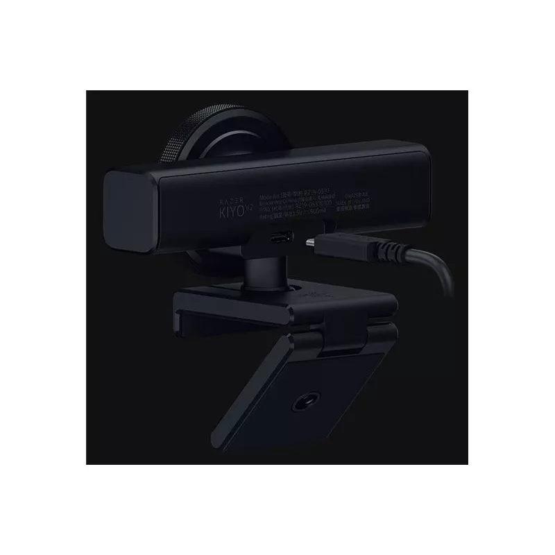 Razer Kiyo V2 internetinė kamera, 4K 30 FPS, 1080p 60 FPS, su triukšmo slopinimo mikrofonu