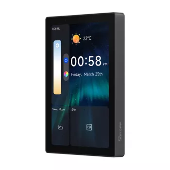 SONOFF NSPanel Pro 120 išmanusis valdymo skydelis Matter WiFi/Bluetooth/ZigBee (juodas)