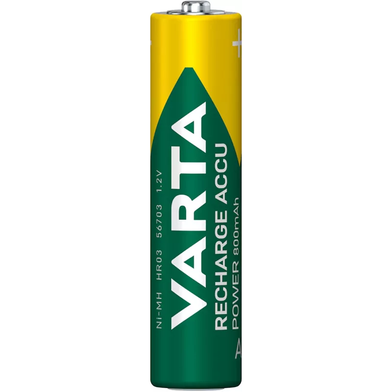 VARTA HR03 AAA įkraunama baterija Accu Power 800 mAh 56703 4 vnt. Žalia
