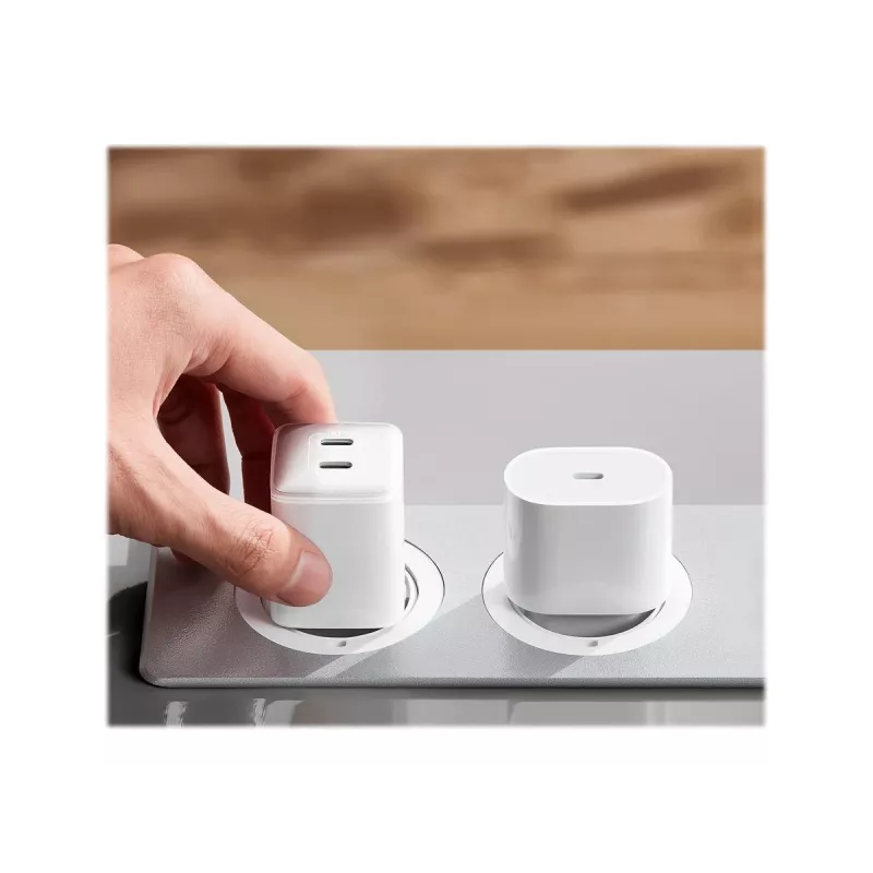 PowerPort III 40W 2xUSB-C Baltas