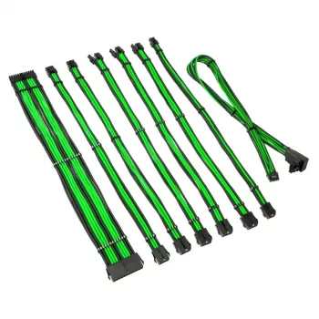 Prailginimo rinkinys Kolink COREPRO-EK-12VT2-GRN 12V 2x6-pin Type 2 Venom Green