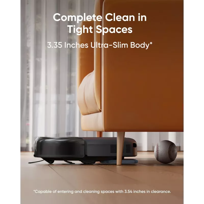 Anker Eufy Omni C20 | Robot dulkių siurblys su viskas viename stotele | Šlapias ir sausas valymas | 7000 Pa | Pilka