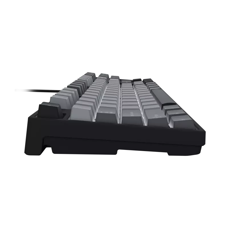 NATEC Fury Gaming klaviatūra Kanabo K2 US balta foninė mechaninė juoda-pilka