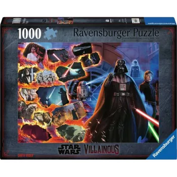 Dėlionė Ravensburger Star Wars Villainous Darth Vader 1000 dalių