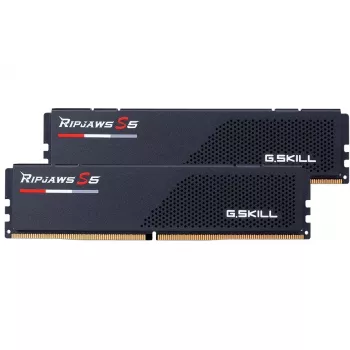 DIMM 64 GB DDR5-6400 (2x 32 GB) Dual-Kit, Arbeitsspeicher schwarz, F5-6400J3239G32GX2-RS5K, Ripjaws S5, INTEL XMP