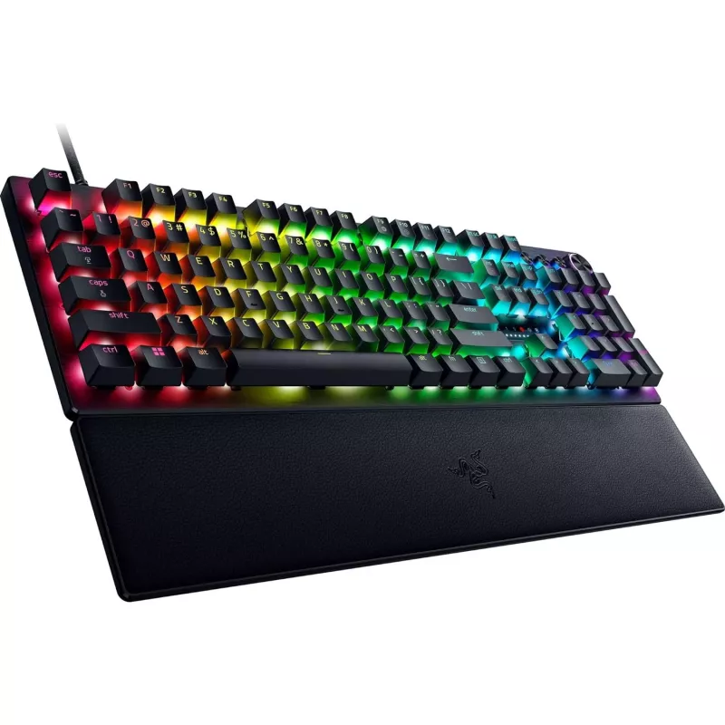 Razer Huntsman V3 Pro – laidinė žaidimų klaviatūra, US išdėstymas, juoda, analoginiai optiniai jungikliai