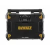 Nešiojamas radijas DeWalt DWST1-81078-QW – AM/MF skaitmeninis imtuvas, LED ekranas, 4 garsiakalbiai, AC/DC maitinimas, USB prievadas, AUX išėjimas