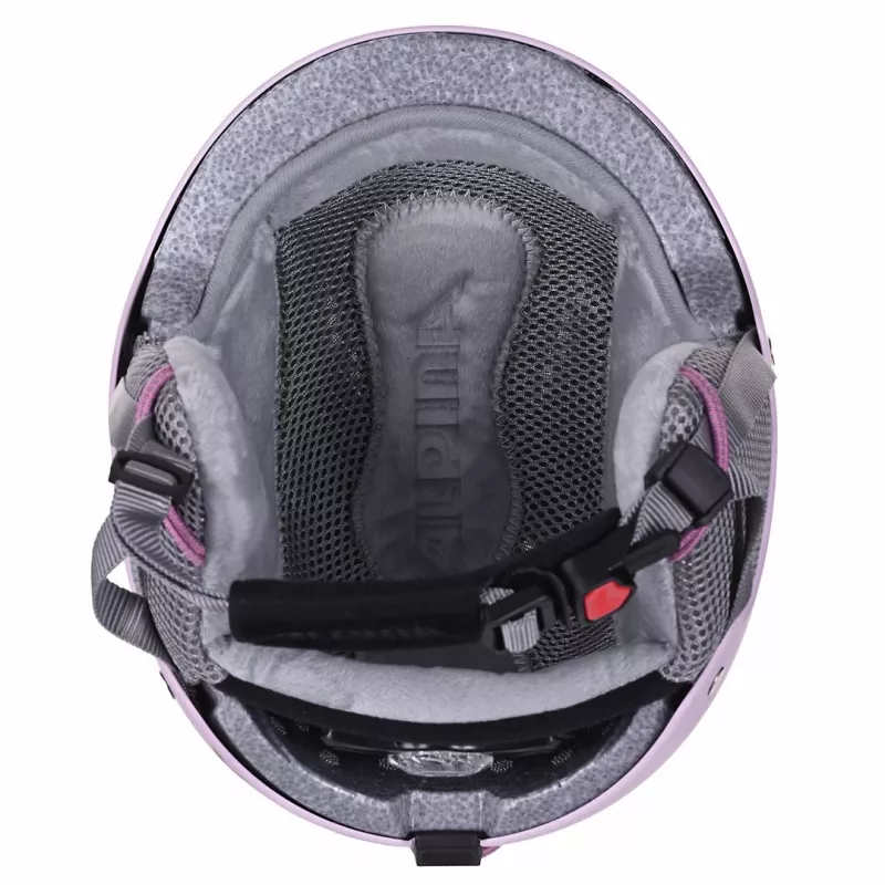 Žieminis šalmas ALPINA ZUPO (šviesiai rožinis matinis, 51-55 cm, naujas 2021 m.)