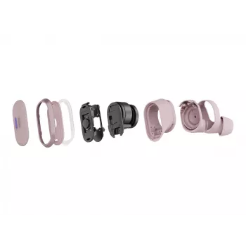 Logitech Zone True Wireless, belaidės ausinės, ANC, rožinė, In-Ear, Bluetooth, 985-001090