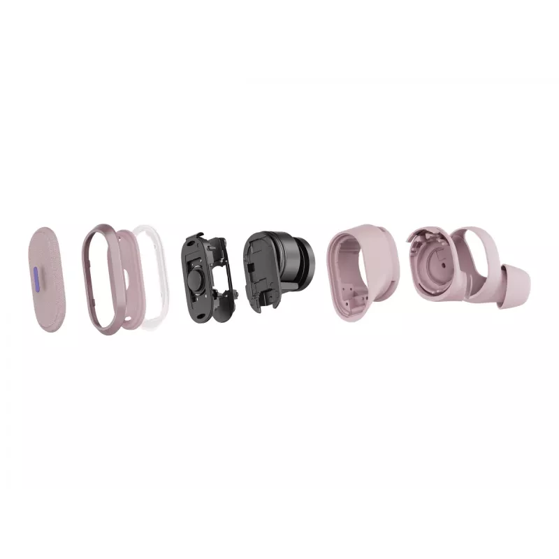 Logitech Zone True Wireless, belaidės ausinės, ANC, rožinė, In-Ear, Bluetooth, 985-001090