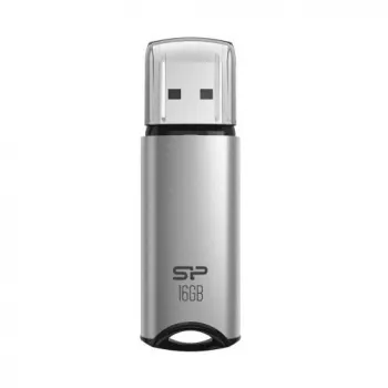 Silicon Power Marvel Series M02 USB atmintukas | 16 GB | USB 3.2 Gen 1 Type-A | Sidabrinis