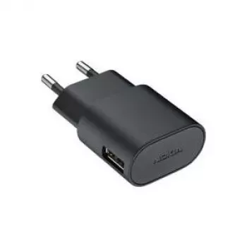 Nokia AC-60E įkroviklis, microUSB, juodas (AC-60E Black)