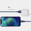USB-A į Lightning laidas Orsen S9L 1 m 2.1A – juodas