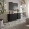 Cama VOLARE komoda 151 x 39 x 75 cm juodas