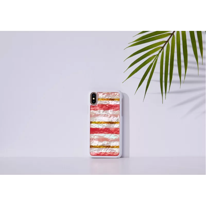 Telefono dėklas iKins iPhone XS/XS Short — Cake White apsauginis dangtelis
