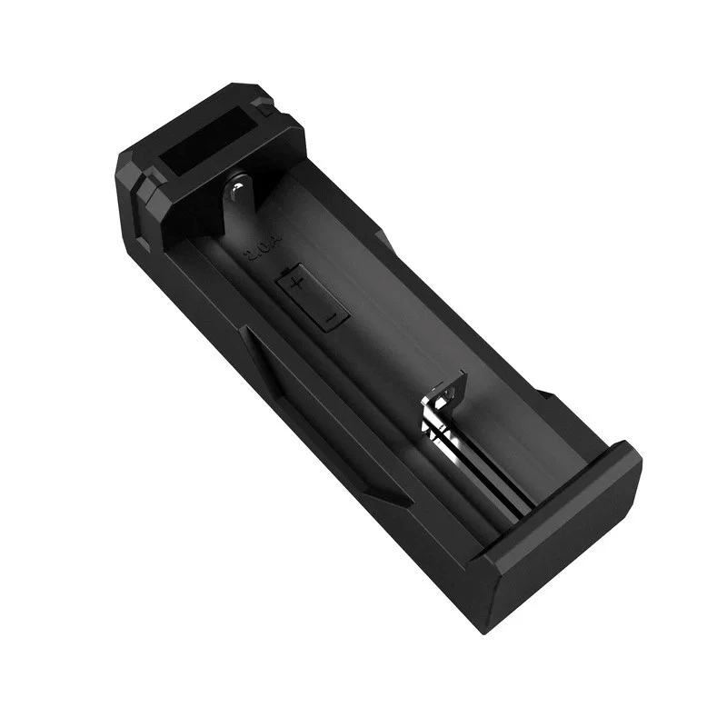 Baterijų įkroviklis XTAR SC1 vieno lizdo USB‑C Li‑ion 18650 elementams, 1 vieta, juodas