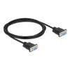 Serijinis kabelis DeLOCK 86605 2m RS-232 Sub-D9 juodas