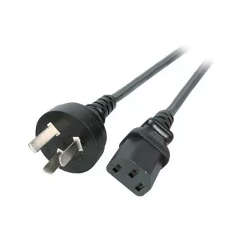 EFB-Elektronik maitinimo laidas China - C13 180°, juodas, 1,8 m, 3 x 0,75 mm² (EK492.1,8V2)