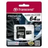 Flash atminties kortelė Transcend 64GB MicroSDXC UHS-I TS64GUSDU1