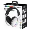 Subsonic Vektra SA5717-2 belaidės ausinės, dengiančios ausis, RGB LED, 7.1 emuliacija, baltos