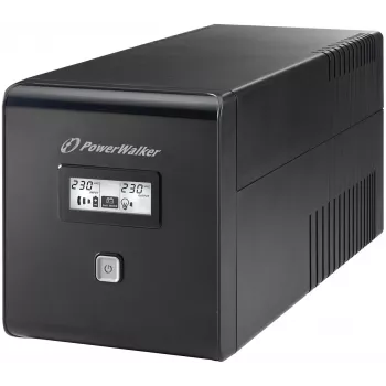 PowerWalker VI 1000 LCD 1 kVA 600 W 4 lizdai