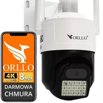 IP kamera ORLLO Z17 Ultra 4K pasukama GSM SIM