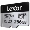 Lexar Silver Plus 256GB microSD kortelė C10 A2 U3 V30 205/150MB/s