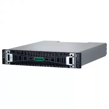HPE MSA 2070 SFF 2x10/25GbE iSCSI 4 prievadų valdiklis 12x3.84TB SSD 4x10Gb iSCSI XCVR 46TB saugojimo masyvas
