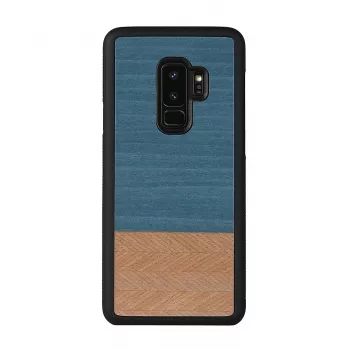 Man ir Wood apsauginis dėklas Samsung Galaxy S9 Plus — denim juoda
