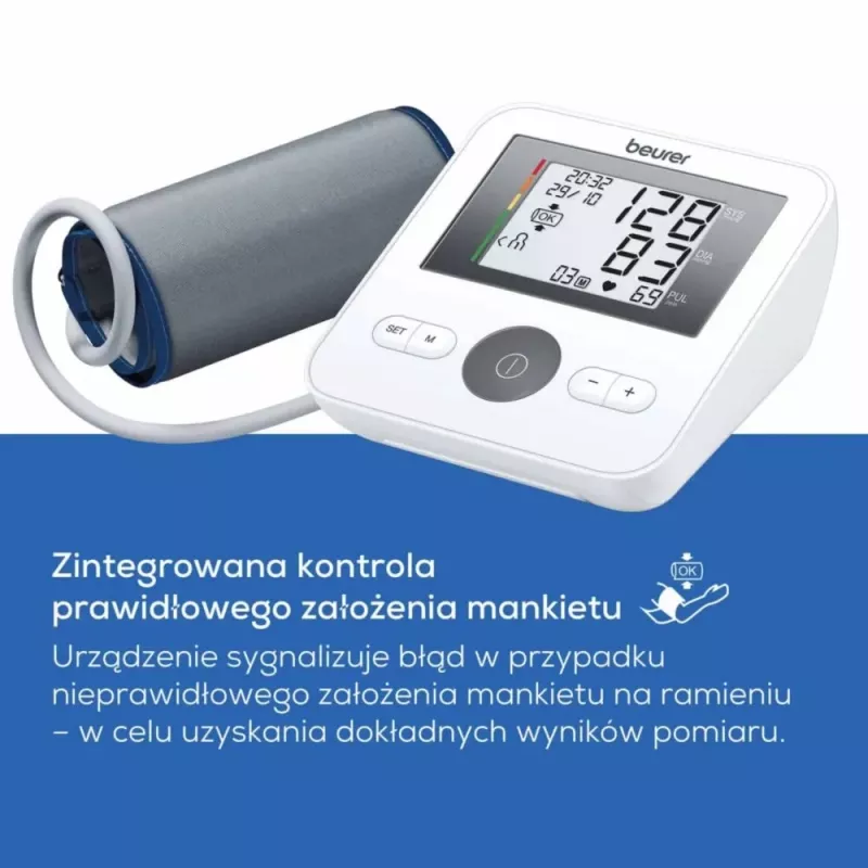 Automatinis kraujospūdžio matuoklis Beurer BM27 su LCD ekranu