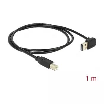 USB kabelis DeLOCK 85558 USB 2.0 1 m USB A USB B juodas