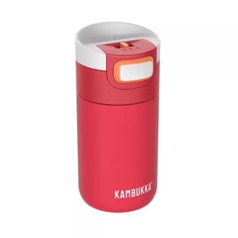 Kambukka Etna 11-01055 termopuodelis 300 ml, išlaiko šilumą 8 val. / šaltį 18 val., Coral Crush raudonas