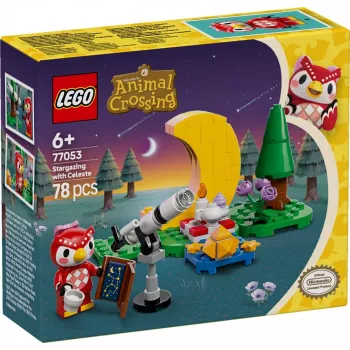 Statybinis žaislas LEGO Animal Crossing Žvaigždžių stebėjimas su Eufemija 77053