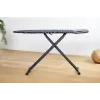 Pilno dydžio lyginimo lenta Taurus 994178000 — 410 x 1250 mm, reguliuojamas aukštis iki 930 mm, medvilninis užvalkalas, juoda