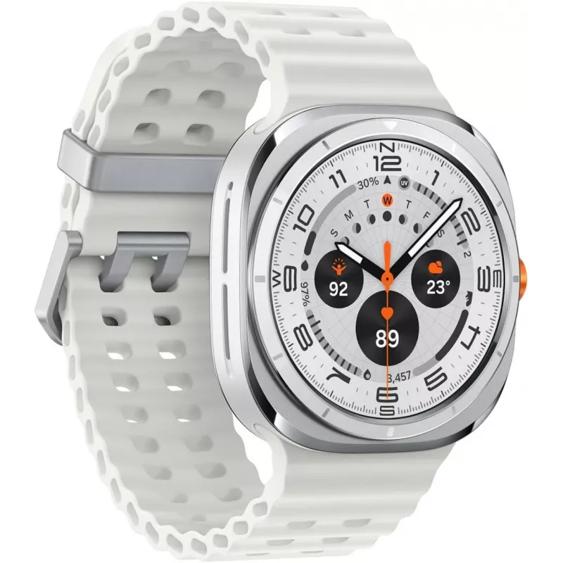 Išmanusis laikrodis Samsung Galaxy Watch Ultra 47 mm Titanium White – AMOLED 1,5 colio, 4G, 64 GB, 590 mAh