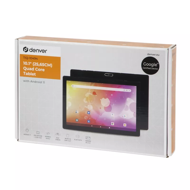 Planšetinis kompiuteris Denver TIQ-10494 10.1 colio 1.3 GHz 2 GB RAM 32 GB Android 11