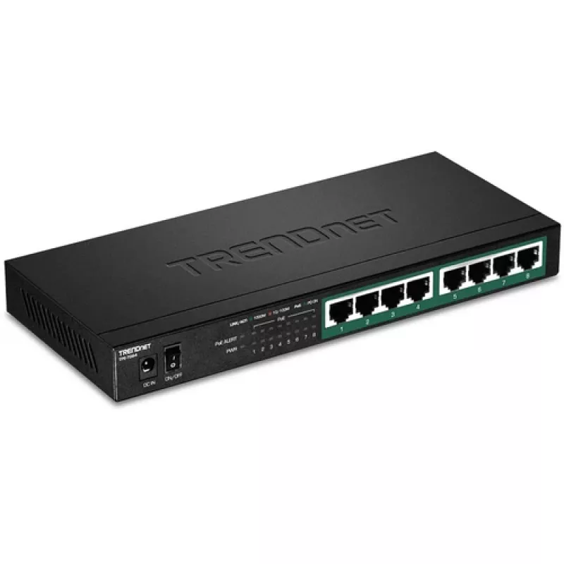 TRENDnet TPE-TG84 – 8 prievadų Gigabit PoE+ jungiklis (120 W)
