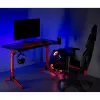 Gaming stalas MACLEAN RS163 RGB LED, didelis stalviršis, maks. apkrova 100 kg, maks. aukštis 760 mm