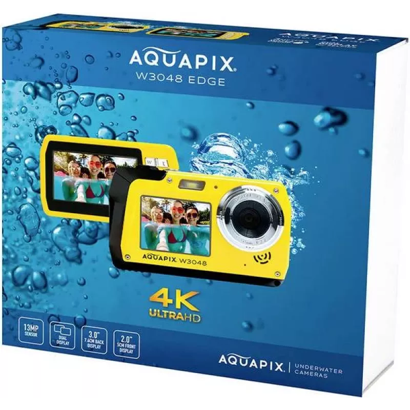 Vandeniui atspari kompaktinė kamera Easypix W3046 Edge Geltona