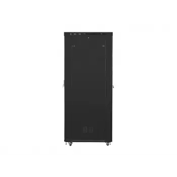19 colių stelažinis kabinetas LANBERG FF01-8247-12BL, 47U, 800x1200 mm, stiklinės durelės