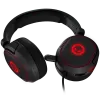 LORGAR Kaya 460, USB žaidimų ausinės su mikrofonu, CM108B, RGB apšvietimas, Plug&Play, USB-A jungiamasis kabelis 2 m, audinio ausinės pagalvėlės, dydis: 192×184,7×88 mm, 0,329 kg, juodos